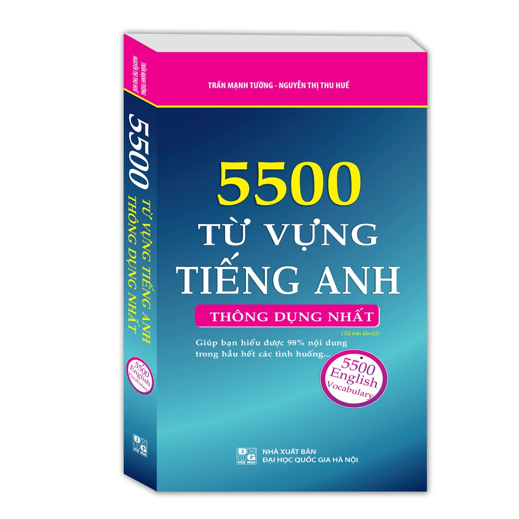 Sách - 5500 từ vựng tiếng Anh thông dụng nhất (tái bản)