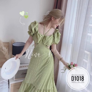 ĐẦM MAXI KHOÉT EO 2 BÊN BIGSIZE (L-2XL)