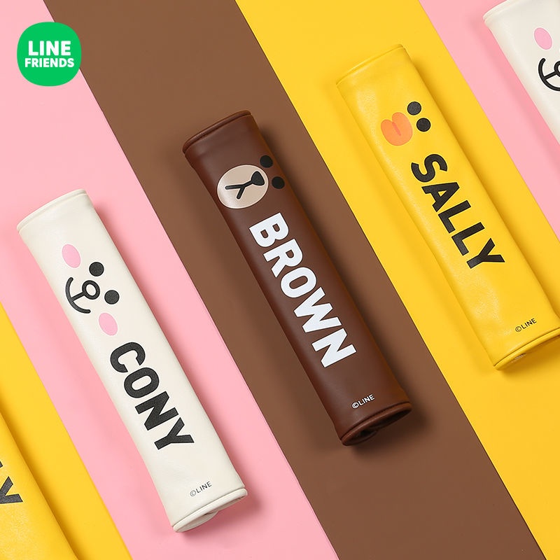 【Line Friends】 Vỏ Bọc Dây Đai An Toàn Cho Xe Hơi
