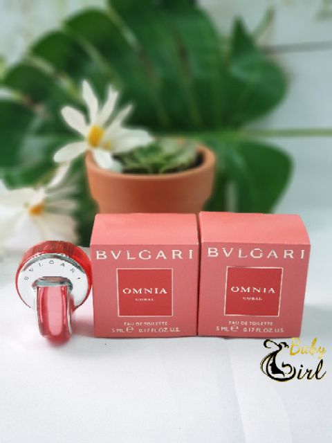 Nước hoa mini nữ Bvlgari Coral 5ml | Thế Giới Skin Care