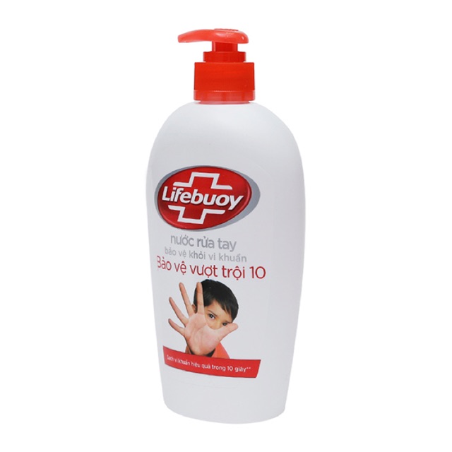 Nước Rửa Tay Lifebuoy Bảo Vệ Vượt Trội 180g (Đỏ)