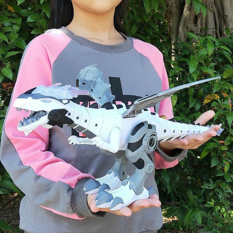 Đồ Chơi Robot Phun Lửa Hình Khủng Long Cho Bé Trai