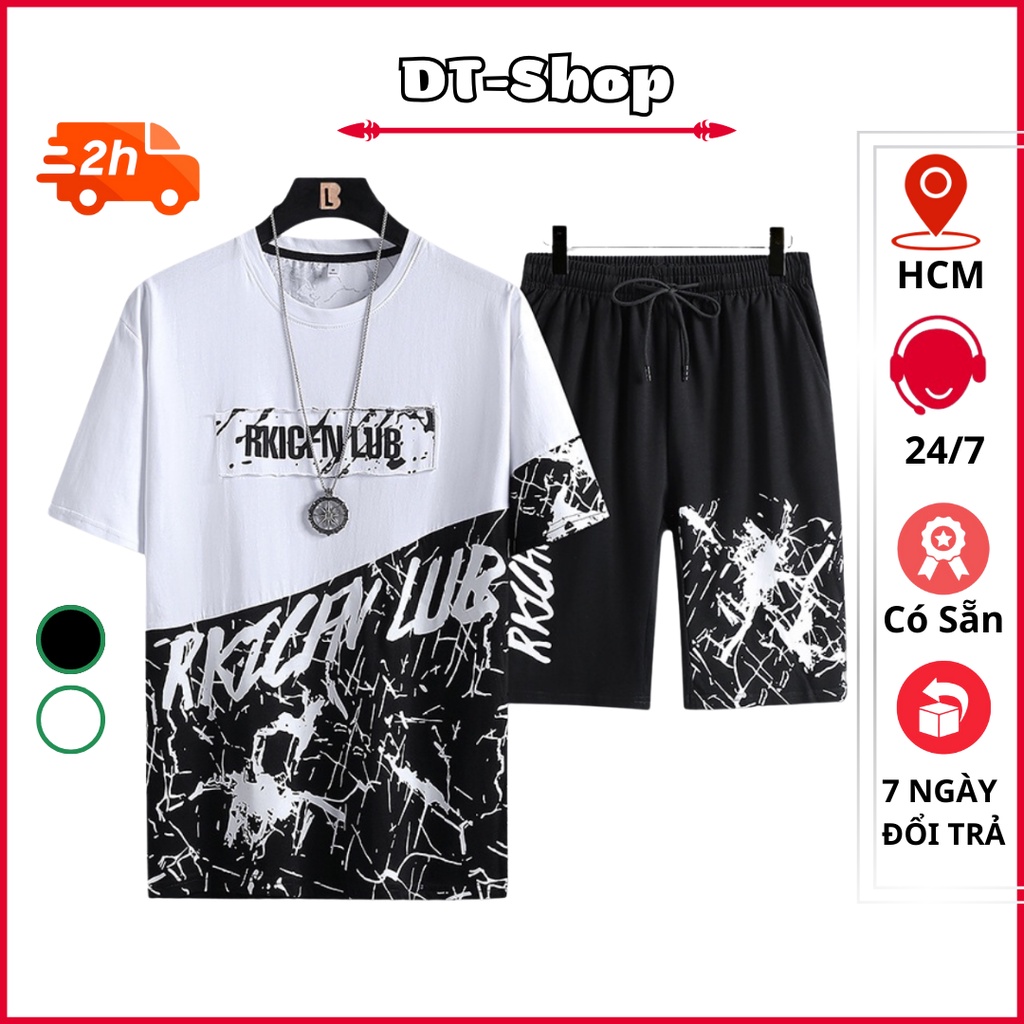 Đồ bộ nam hè FREESHIP Set đồ thể thao nam mặc nhà Phối màu đẹp chất thun thoáng mát mẫu mới
