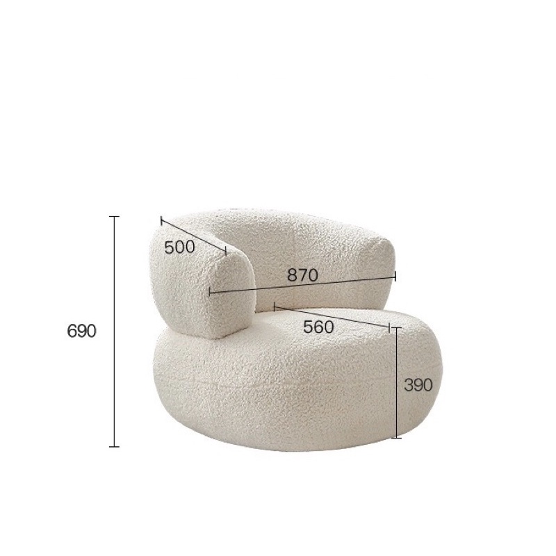 Ghế tựa Lông cừu