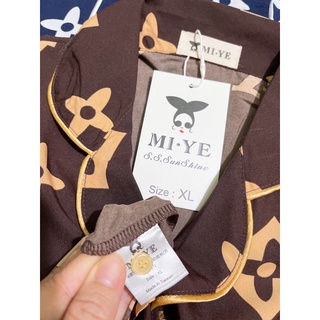 Bộ Lụa Phi Pyjama Mặc Nhà Hàng Xịn