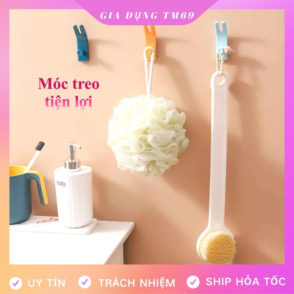 Bông Tắm Tẩy Tế Bào Chết Kì Ghét Tạo Bọt Tròn Dài Chà Lưng Sạch Hiệu Quả Siêu Mềm Có Dây Treo Tiện Lợi