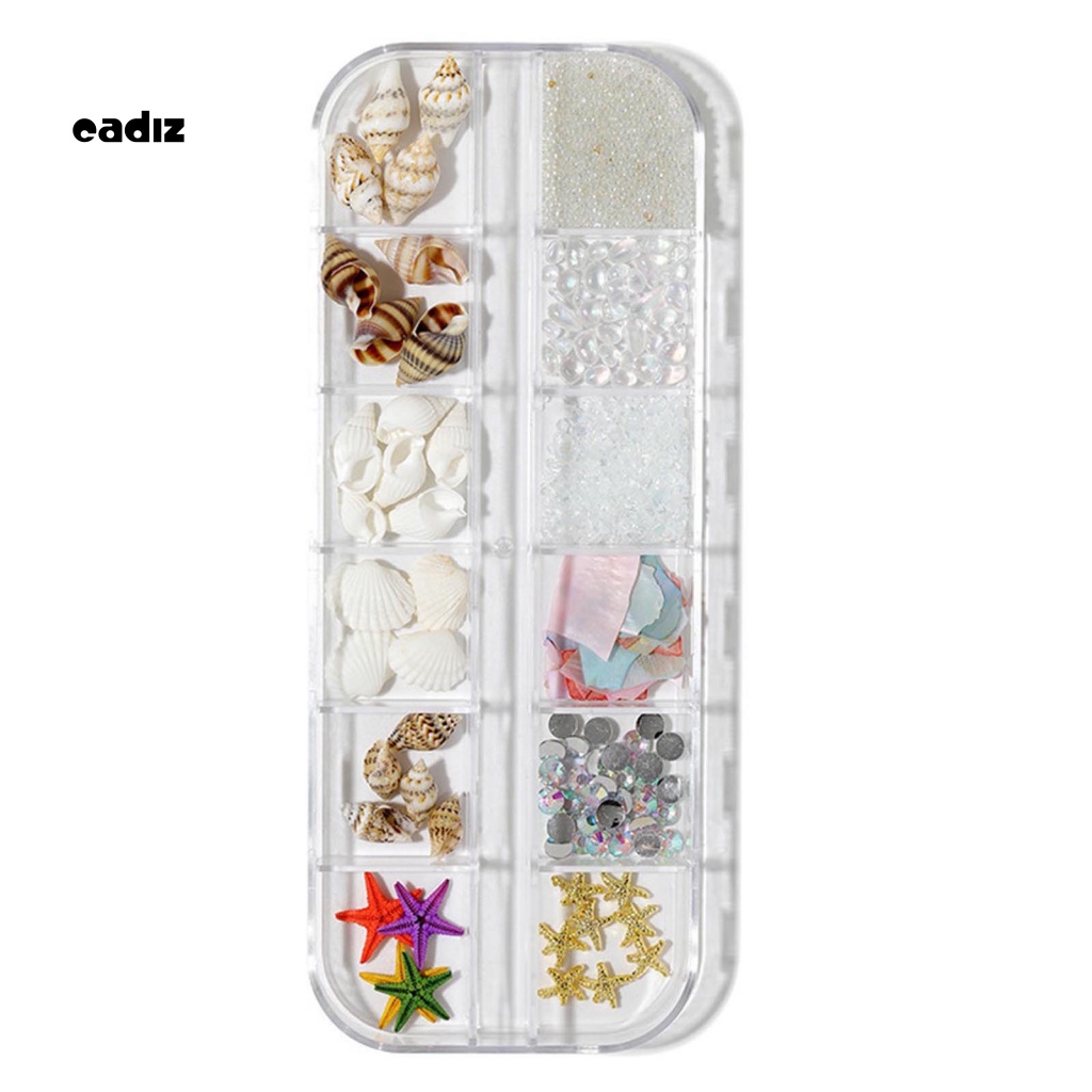 Phụ Kiện Trang Trí Móng Tay Hình Vỏ Sò Bằng Nhựa