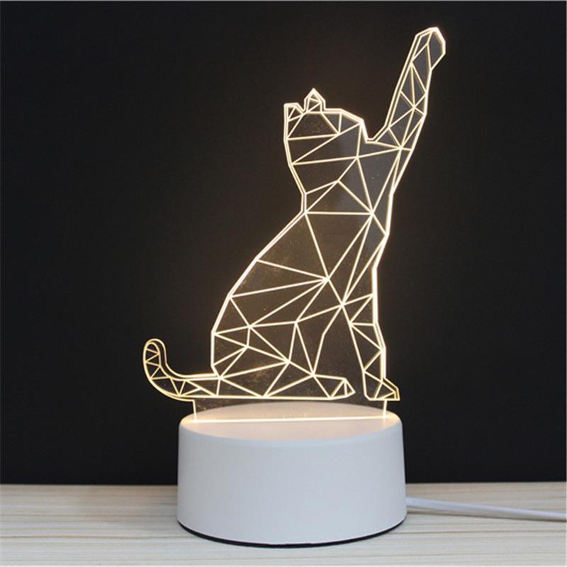 Đèn ngủ, đèn trang trí Led 3D, Con Ngựa