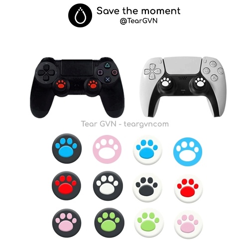 Nút bọc Analog chân mèo cho tay cầm  PS3 / PS4 / PS5 / Xbox / Switch Pro Controller - 1 cái