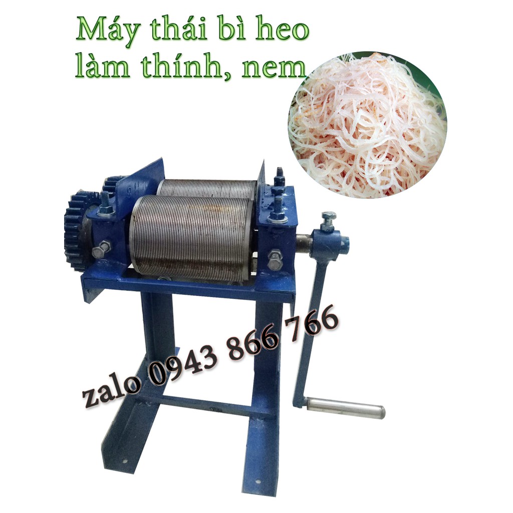Máy thái bì heo quay tay