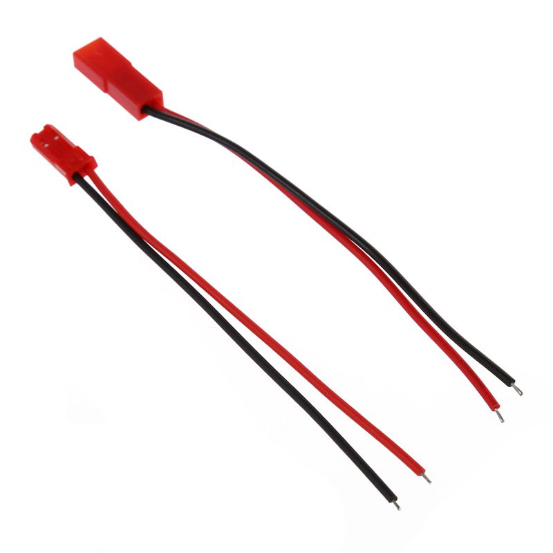 5 Cặp Cáp Nối 22AWG 100mm Kèm 2 Pin JST M F Cho Động Cơ Pin RC