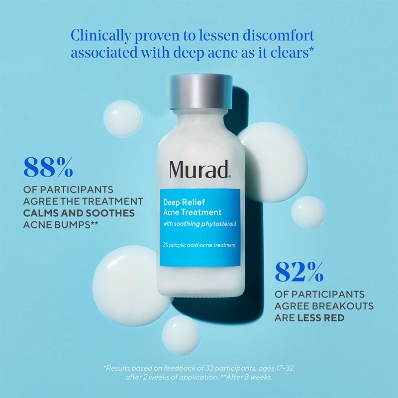 Serum chấm mụn cao cấp Murad Deep Relief Acne Treatment - Giảm mụn trứng cá, mụn nhọt sưng đỏ