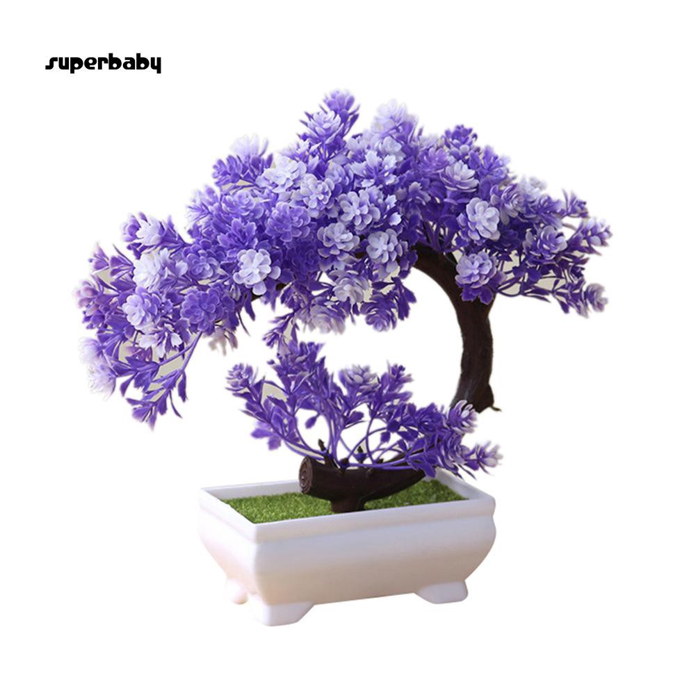 Cây bonsai giả trang trí không gian xanh trong nhà