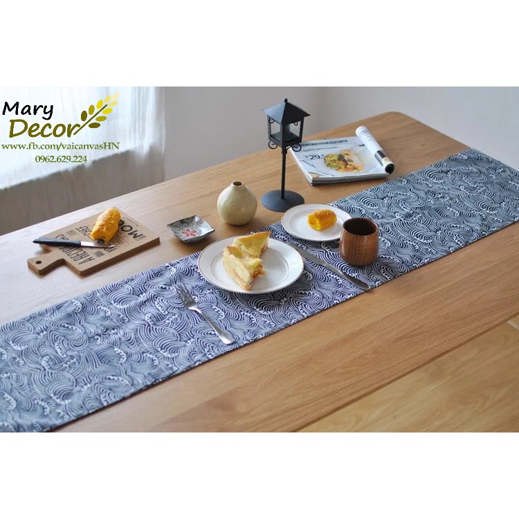 KHĂN RUNNER MARY DECOR - SÓNG XOẮN KR-G06