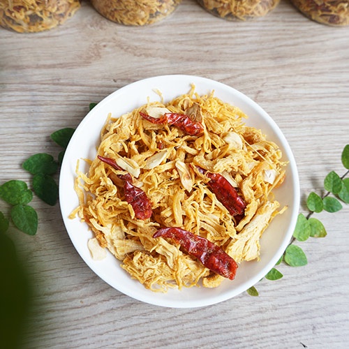 Khô Gà Bơ Tỏi 300G TYVATFOOD - Đồ ăn vặt Hà Nội - An toàn vệ sinh thực phẩm | BigBuy360 - bigbuy360.vn