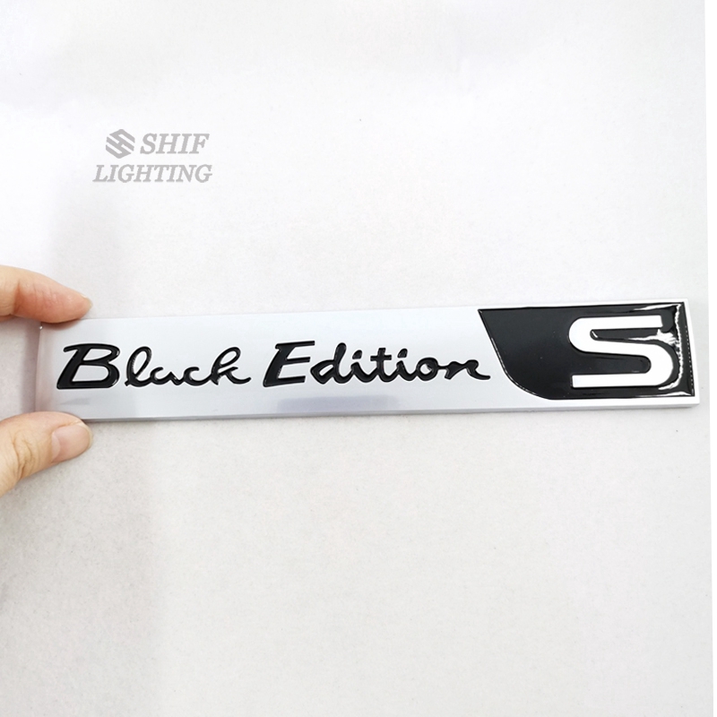 Miếng dán decal thay thế cho xe hơi logo Black Edition S