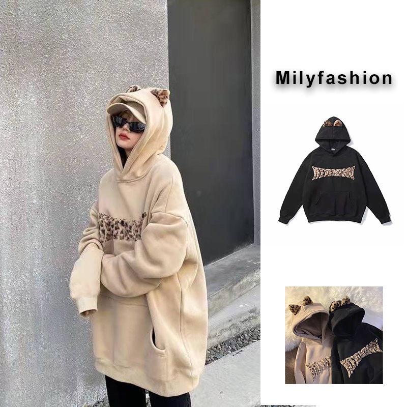 Mới Áo Nỉ Tay Dài in Hình Dễ Phối Đồ