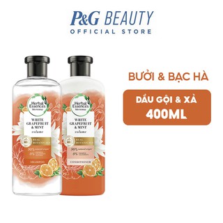 Bộ Gội Xả Herbal Essences Bưởi và Bạc Hà 400ml/ chai