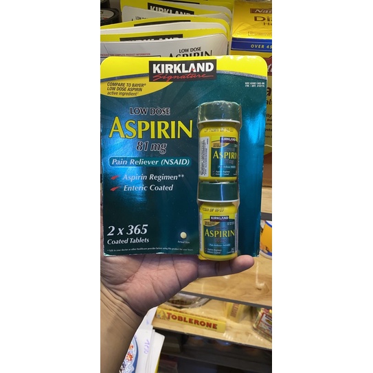 [HÀNG MỸ NỘI ĐIA] Hộp viên uống aspirin