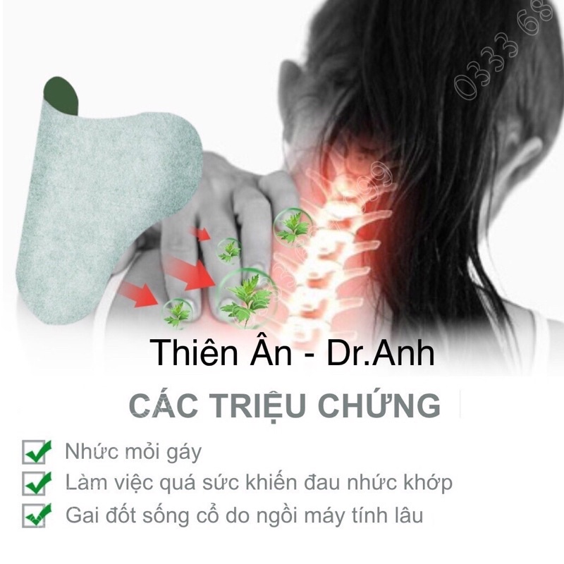Hộp 12 Miếng Dán Ngải Cứu VAI GÁY