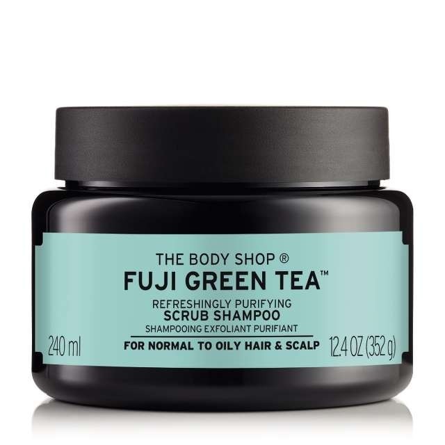 Tẩy tế bào chết cho da đầu The Body Shop Fuji Green Tea Refreshingly Purifying hair scrub 240ml