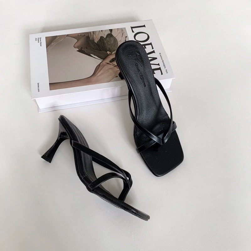 Sorami.Shoes | Guốc xỏ ngón quai ngang xinh xắn thời trang