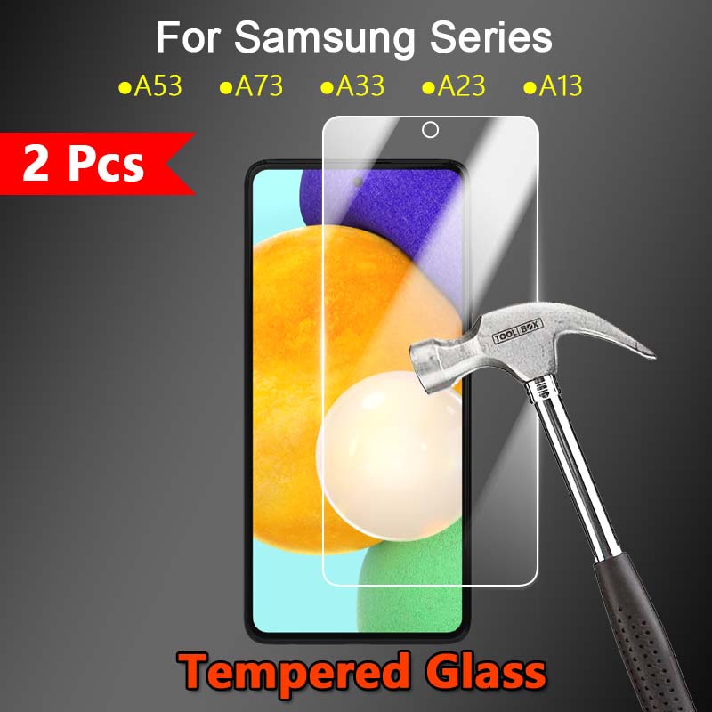 Set 1 / 2 / 3 / 5 Kính Cường Lực 2.5D 9H Bảo Vệ Màn Hình Cho Samsung Galaxy A53 A33 A23 A13 A73 A52 A32 5G