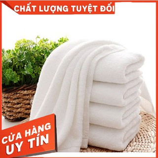 KHĂN MẶT TRẮNG [ CAO CẤP] NHÀ NGHỈ KHÁCH SẠN SPA 100% SỢI COTTON
