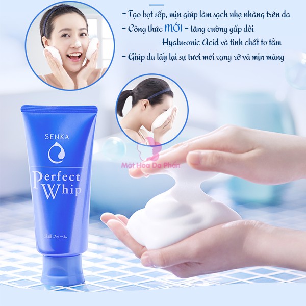 Sữa Rửa Mặt SENKA Perfect Whip | Sữa Rửa Mặt Perfect Collagen Nhật Bản 120g | BigBuy360 - bigbuy360.vn