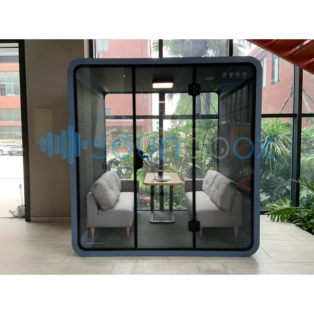 Cabin Cách âm Silence Booth | Studio di động Size M Có bánh xe di chuyển