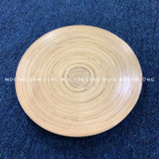 Đĩa gỗ tròn bằng gỗ tre Mộc Tre kích thước 28x3cm