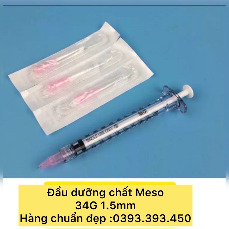 Đầu dưỡng chất Meso 34G 1.5mm