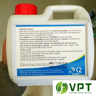 Phân Bánh Dầu Đậu Phộng dạng nước 1 Lít