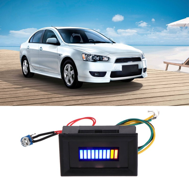 Đồng hồ đo mức nhiên liệu có đèn led 12V chuyên dụng thích hợp cho xe mô tô/xe hơi