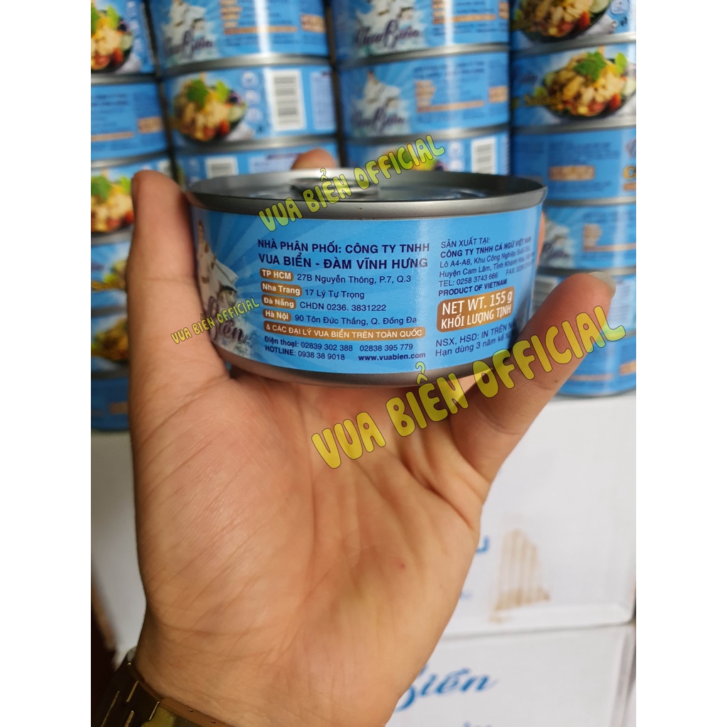 CÁ NGỪ SALAD VUA BIỂN CHÍNH HÃNG - TUNA SALAD 155g - HSD 04/10/2025