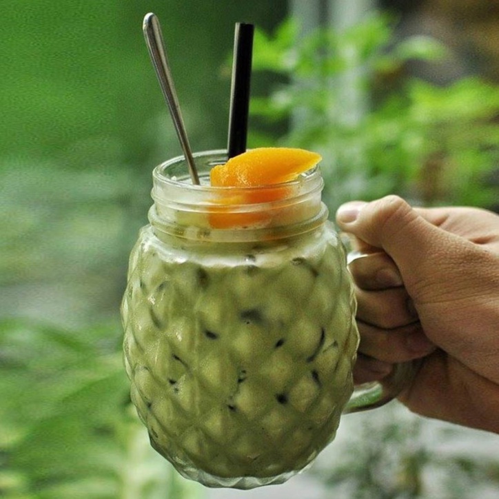 COMBO 10 LY QUAI THỦY TINH HÌNH QUẢ DỨA 500ML