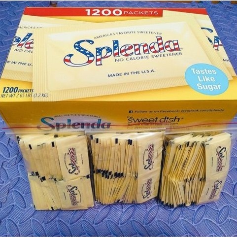 Sét 50 gói đường Splenda Mỹ tách lẻ từ thùng 1.200 gói - Healthy