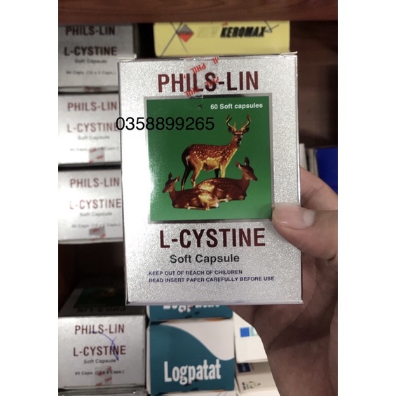 ✅[Chính hãng] Viên uống đẹp da, tóc, móng L-CYSTINE ( L Cystin ) Phils-Lin (Hộp 60 viên)