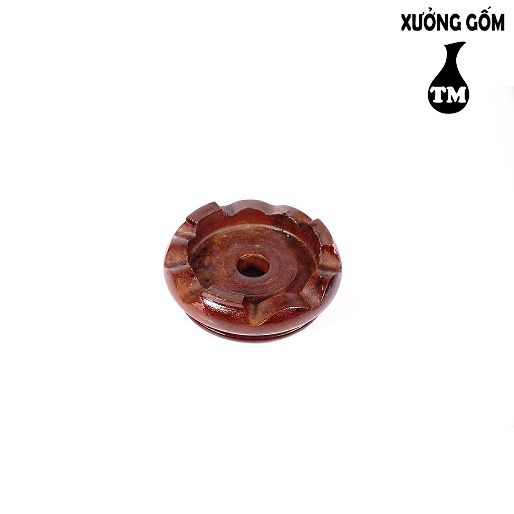 Đôn Gỗ Có Chân Đế Kê Bát Hương Có Lỗ Xưởng Gốm TM Bát Tràng Đặt Tượng Thờ, Chậu Cây, Vật Phẩm – Nhiều Kích Cỡ