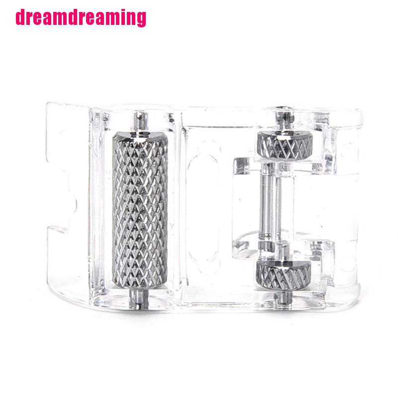 [DM]New Portable Mini Low Shank Roller Sewing Machine Presser Foot Leather Household