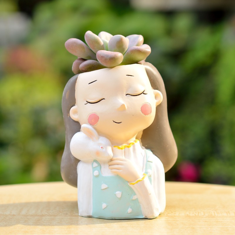 Chậu Cây Xương Rồng Trang Trí Bàn Làm Việc
