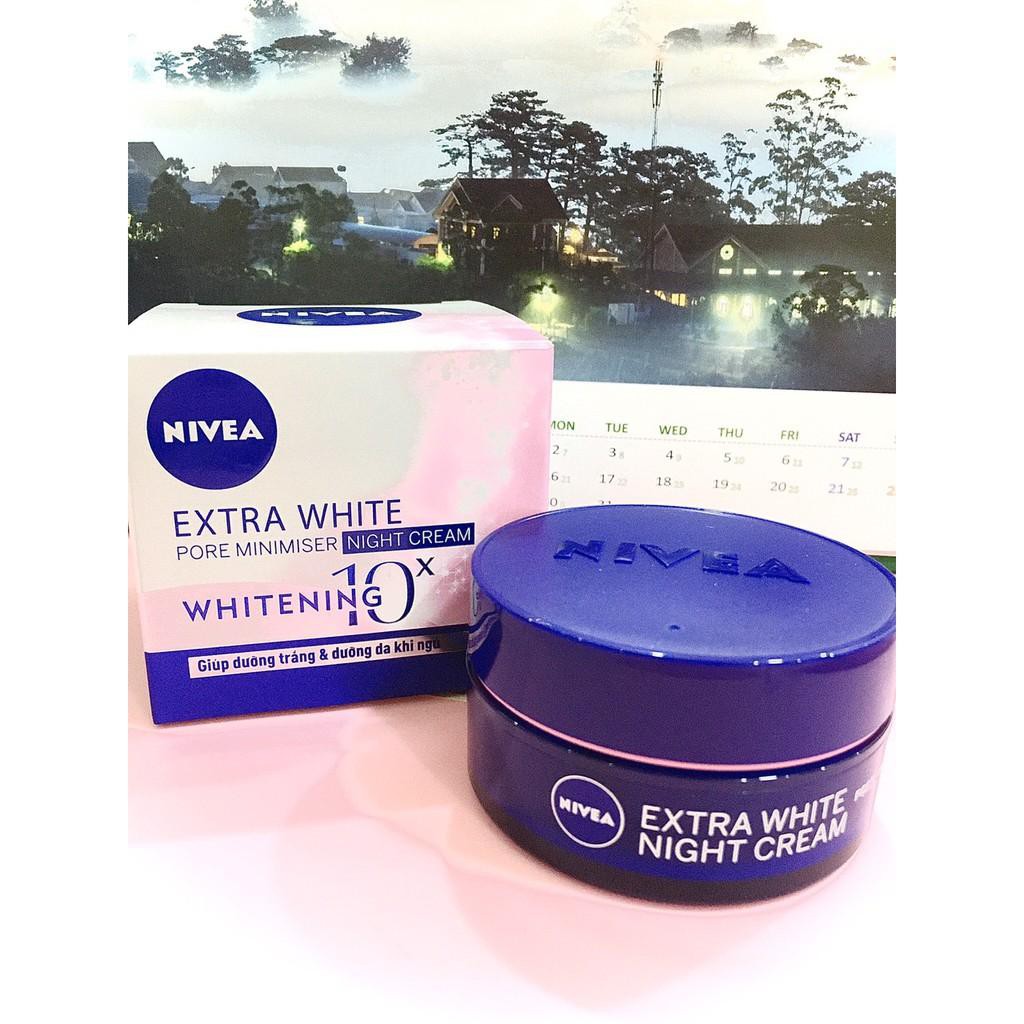 Kem dưỡng trắng da ban đêm Extra White Pore Minimiser Night Cream (50ml)