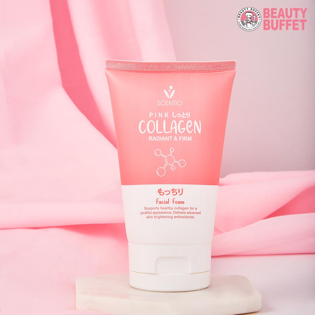 Sữa rửa mặt dưỡng trắng và săn chắc da Scentio Pink Collagen Beauty Buffet 100ml