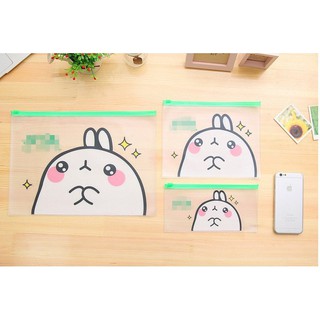 (So Cute) Túi Zip Thỏ Trắng