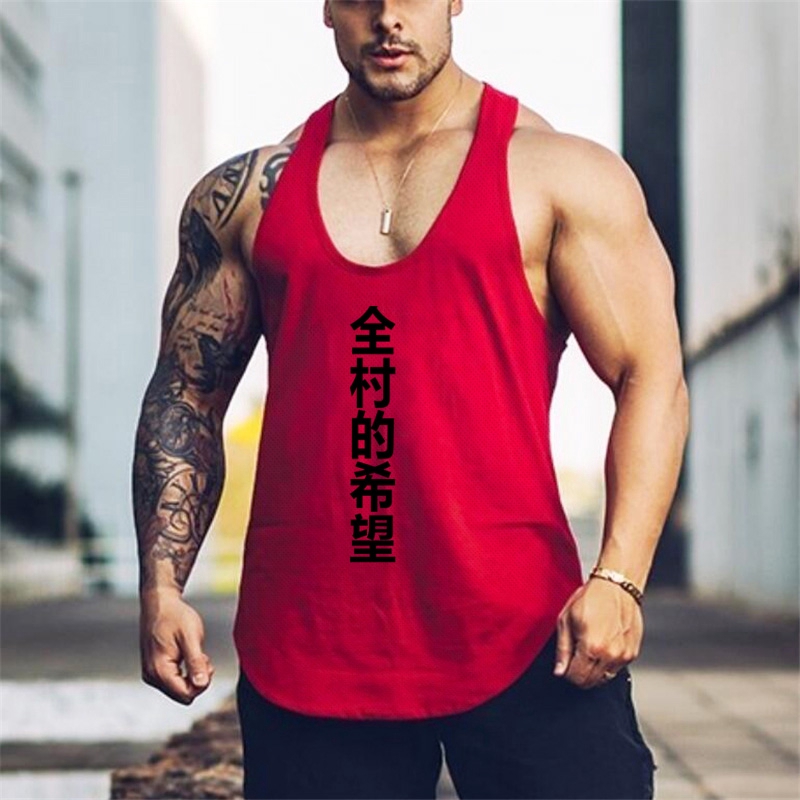 Áo ba lỗ tập gym chất liệu thoáng mát phong cách thời trang dành cho nam