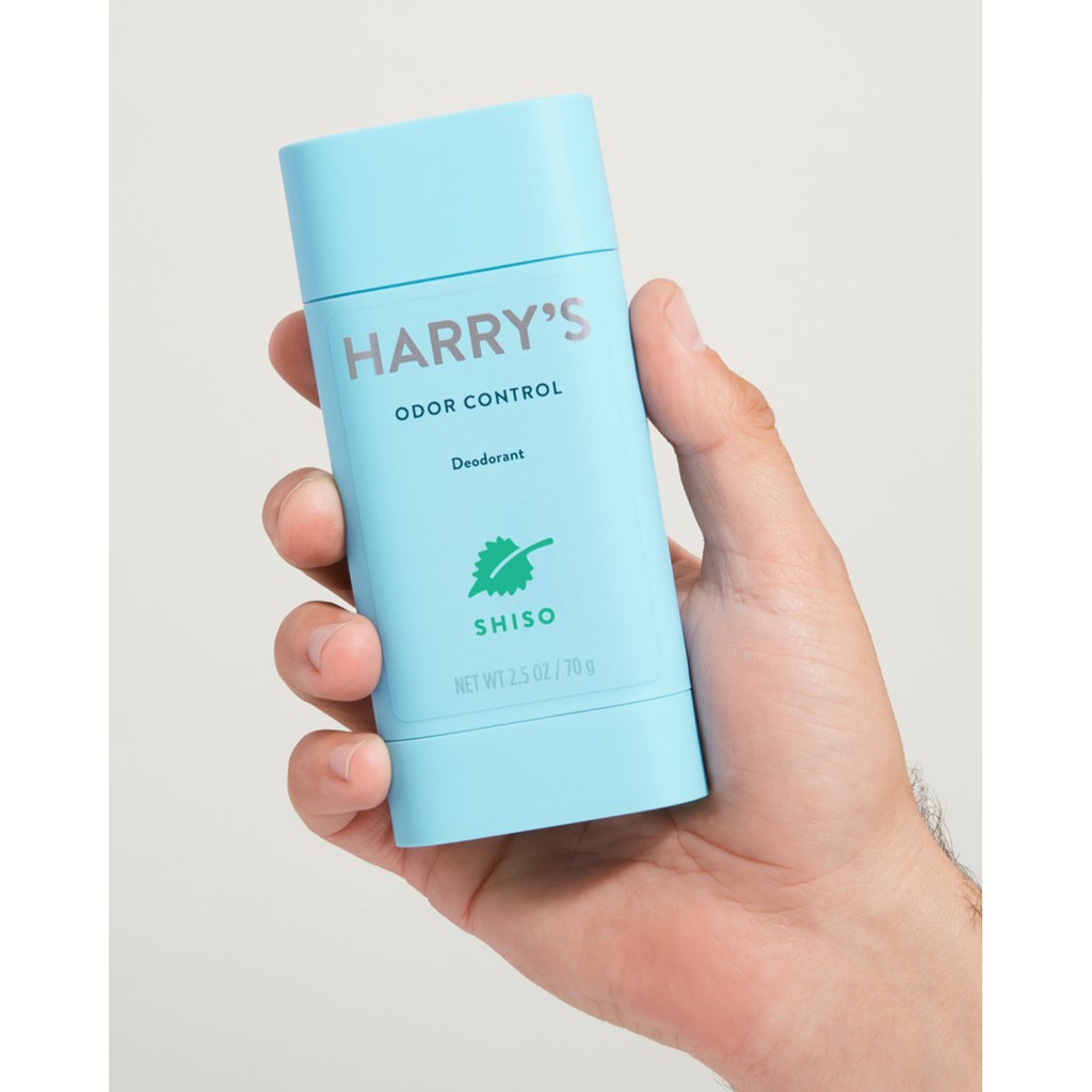 [Siêu Phẩm] Lăn Khử Mùi Harry's Odour Control Deodorant Shiso 70Gr (Sáp Xanh)