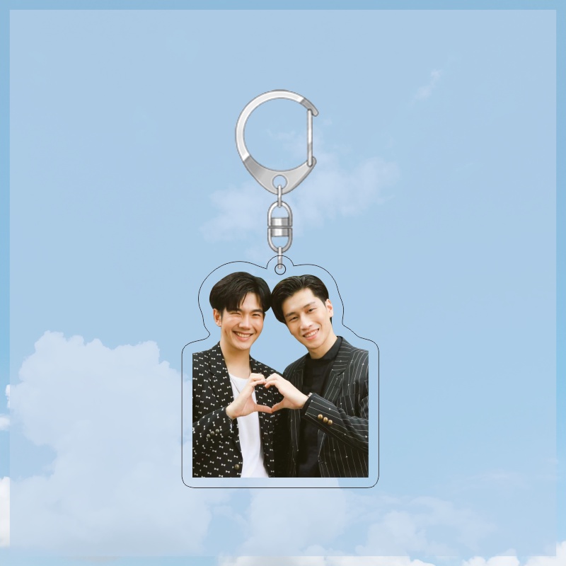 KinnPorsche The Series BibleBuild Keychain Acrylic Birthday Gift High Quality Pendant