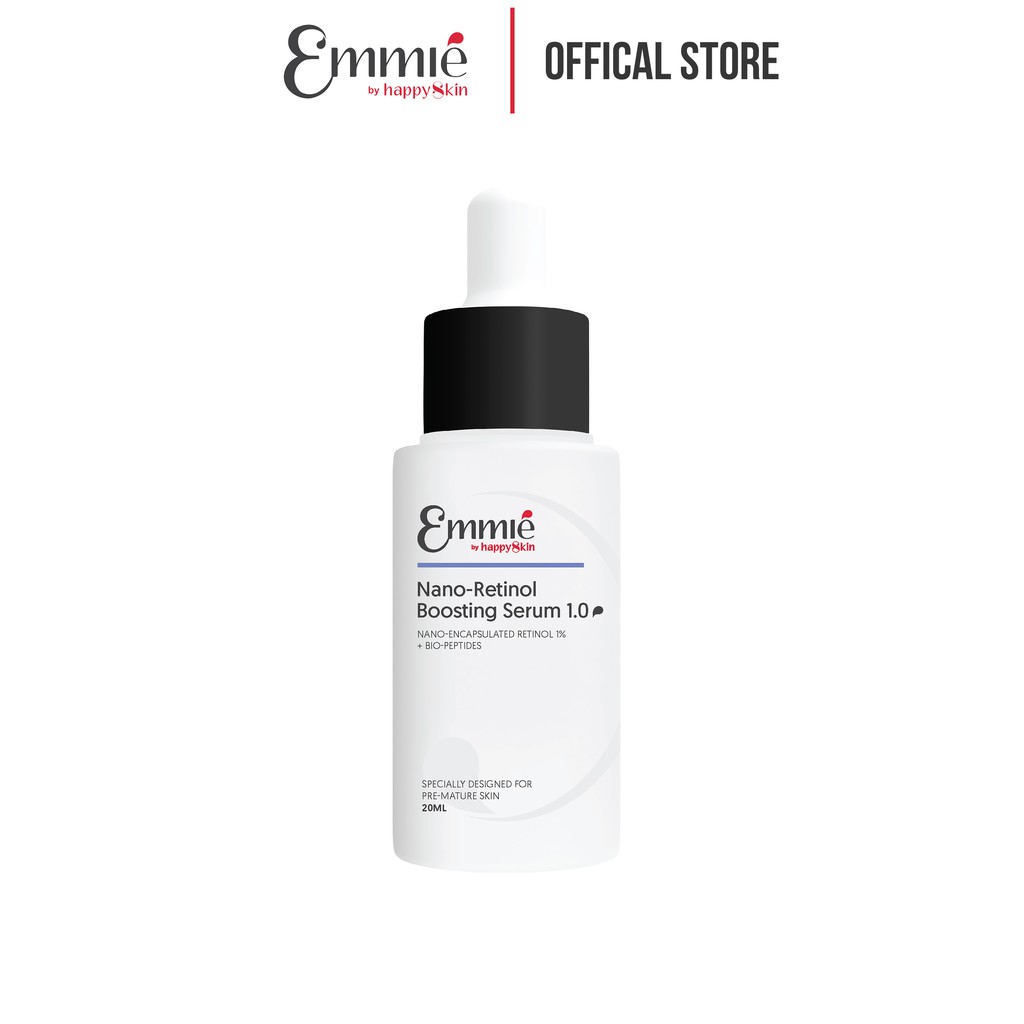 [Date  thang 10/2021]Tinh Chất Cho Da Lão Hoá Sớm Emmié By Happy Skin 1% Retinol 20ml
