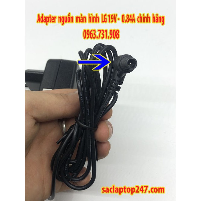 Adapter nguồn màn hình LG 19V 0.84A chính hãng