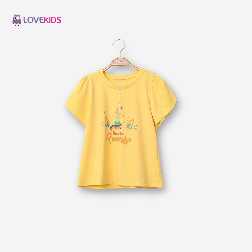 Áo thun bé gái cotton cho bé 6 đến 12 tuổi - LOVEKIDS